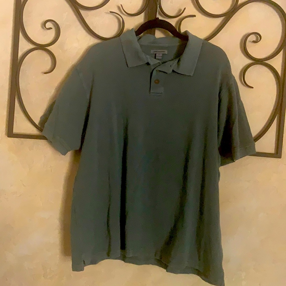 Men’s XL green polo shirt